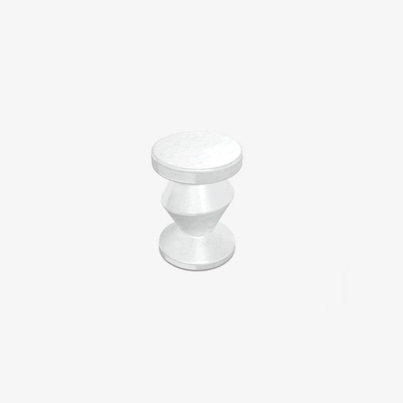 Design totem béton table basse-pouf Inout Gervasoni vue du dessus
