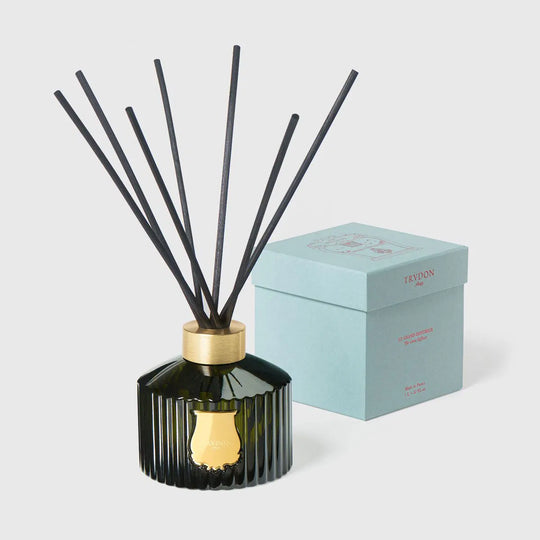 Grand diffuseur Ernesto 1000ml Trudon avec tiges en rotin naturel et flacon verre soufflé