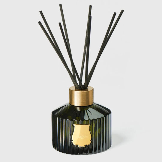 Flacon verre artisanal diffuseur Ernesto notes tabac ambre cuir Trudon format grand