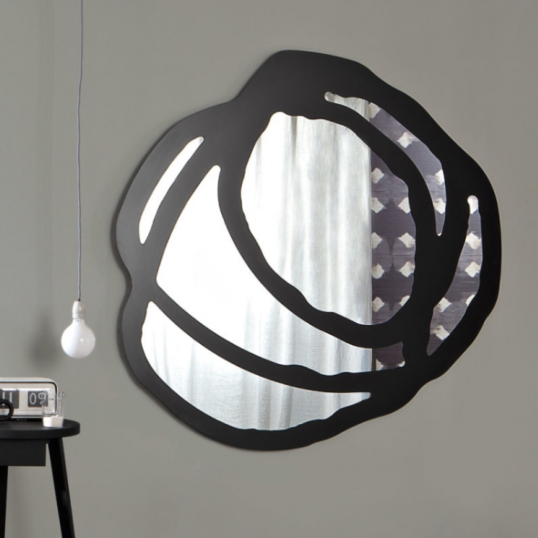 Miroir Sweet Gervasoni 100x100cm forme organique design par Paola Navone