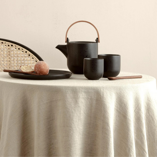 Paire de mugs Coppa Kuro texture mate, vaisselle haut de gamme pour café et thé chaud