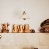 Détail de la suspension Pitchoun, poterie tournée à la main, savoir-faire français