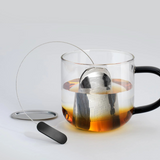 Filtre à thé Asa Sélection en acier inoxydable avec rebord silicone souple pour tasse
