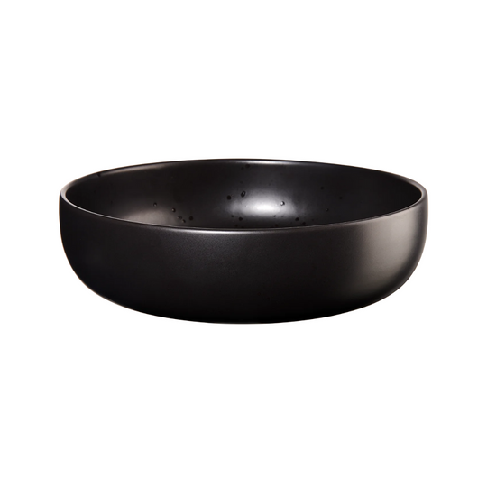 Service à salade Coppa Kuro noir esthétique japonaise contemporaine vaisselle premium