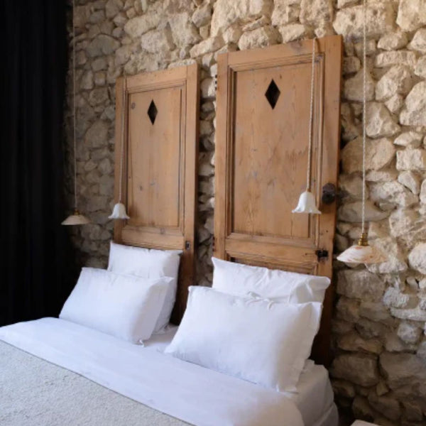 ⁠Suspension Lili porcelaine biscuit - Enamoura