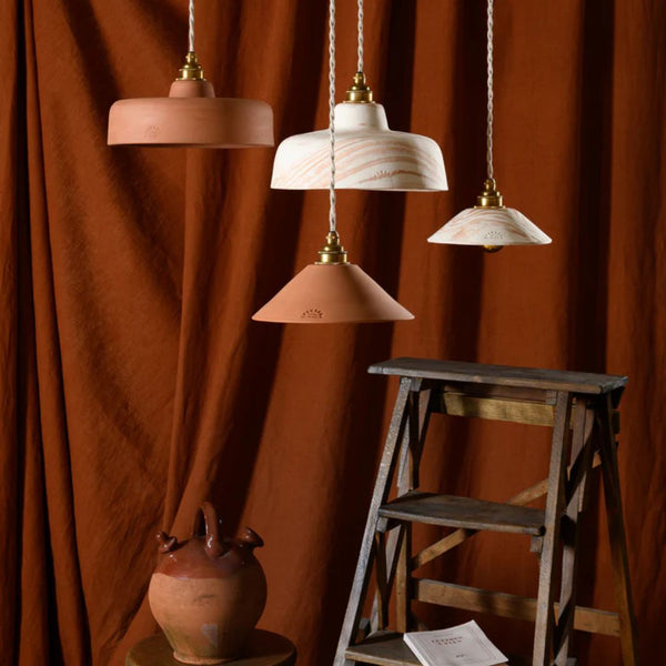 Suspension Lisette Terre cuite rouge - Enamoura