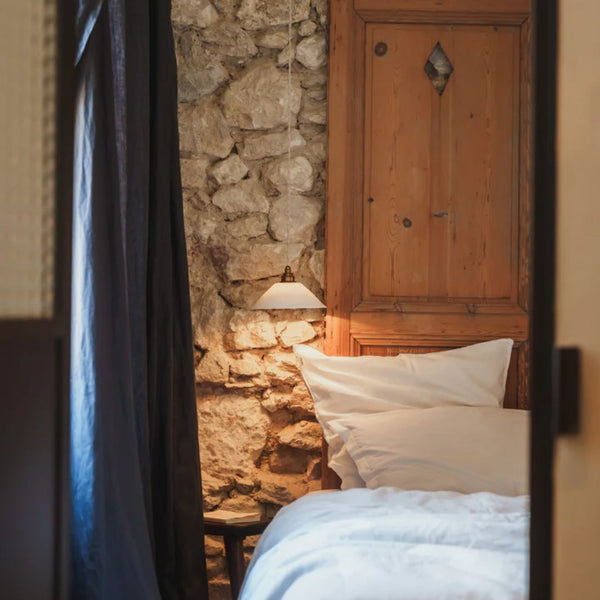 ⁠Suspension Lisette porcelaine émaillée - Enamoura