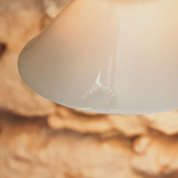 ⁠Suspension Lisette porcelaine émaillée - Enamoura