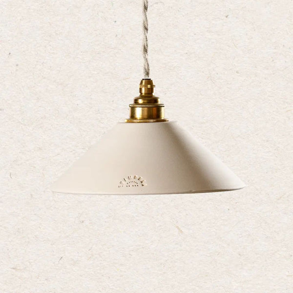 Suspension Listette Terre cuite blanche non émaillée - Enamoura