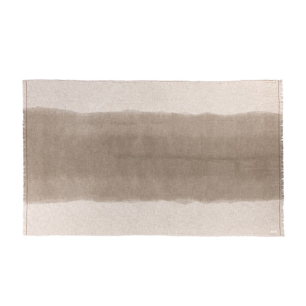 Plaid Tandem en Coton 140x200cm Tie&Dye Ciment - Bed and Philosophy