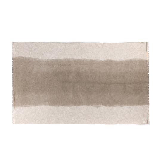 Plaid premium doux coton coloris ciment style bohème moderne 140x200
