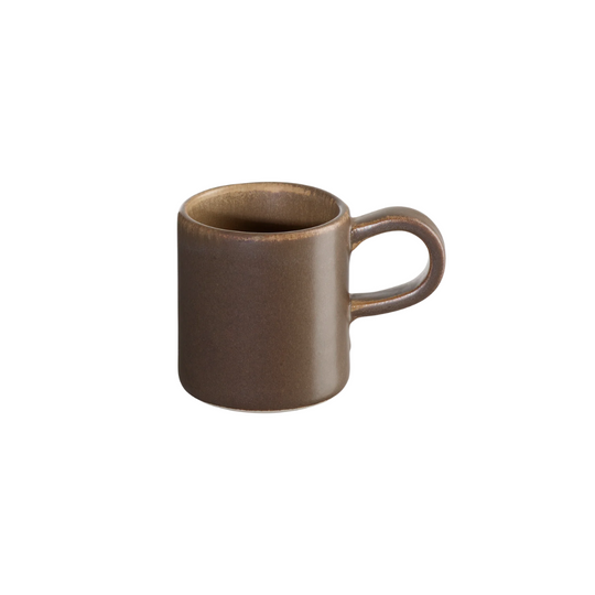 Tasse à expresso Gobi Asa Sélection en grès avec finition mate texturée et bords irréguliers