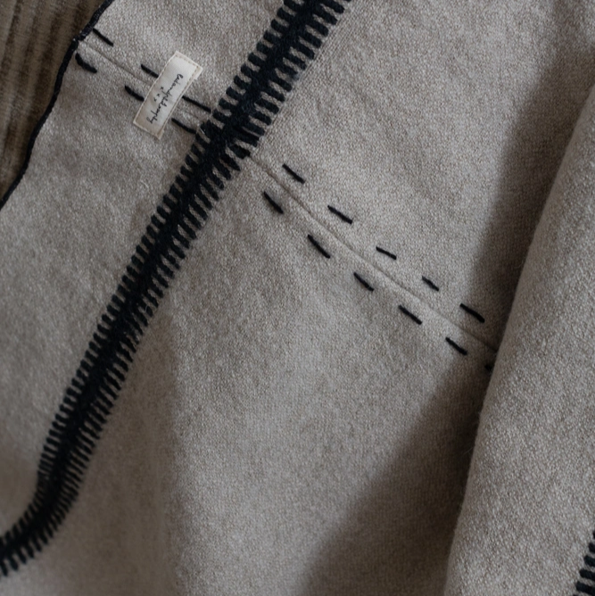 Plaid Uki Laine et Lin 200x100 cm - Bed and Philosophy