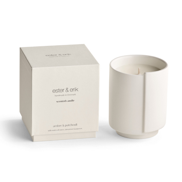 Bougie Amber & Patchouli - Ester & Erik - Maison Archibald