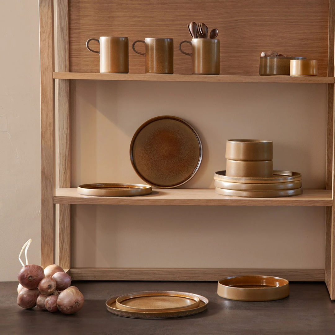 Assiette pain céramique artisanale Gobi couleur douce collections ASA
