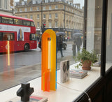 Lampe à poser, Andy, jaune safrané, L.17cm, H.59,5cm - Elements lighting