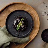Assiette à pain Kuro 15cm noire mat Asa Sélection design minimaliste
