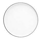 Assiette à pain blanche Asa Sélection Ligne noire vue de face