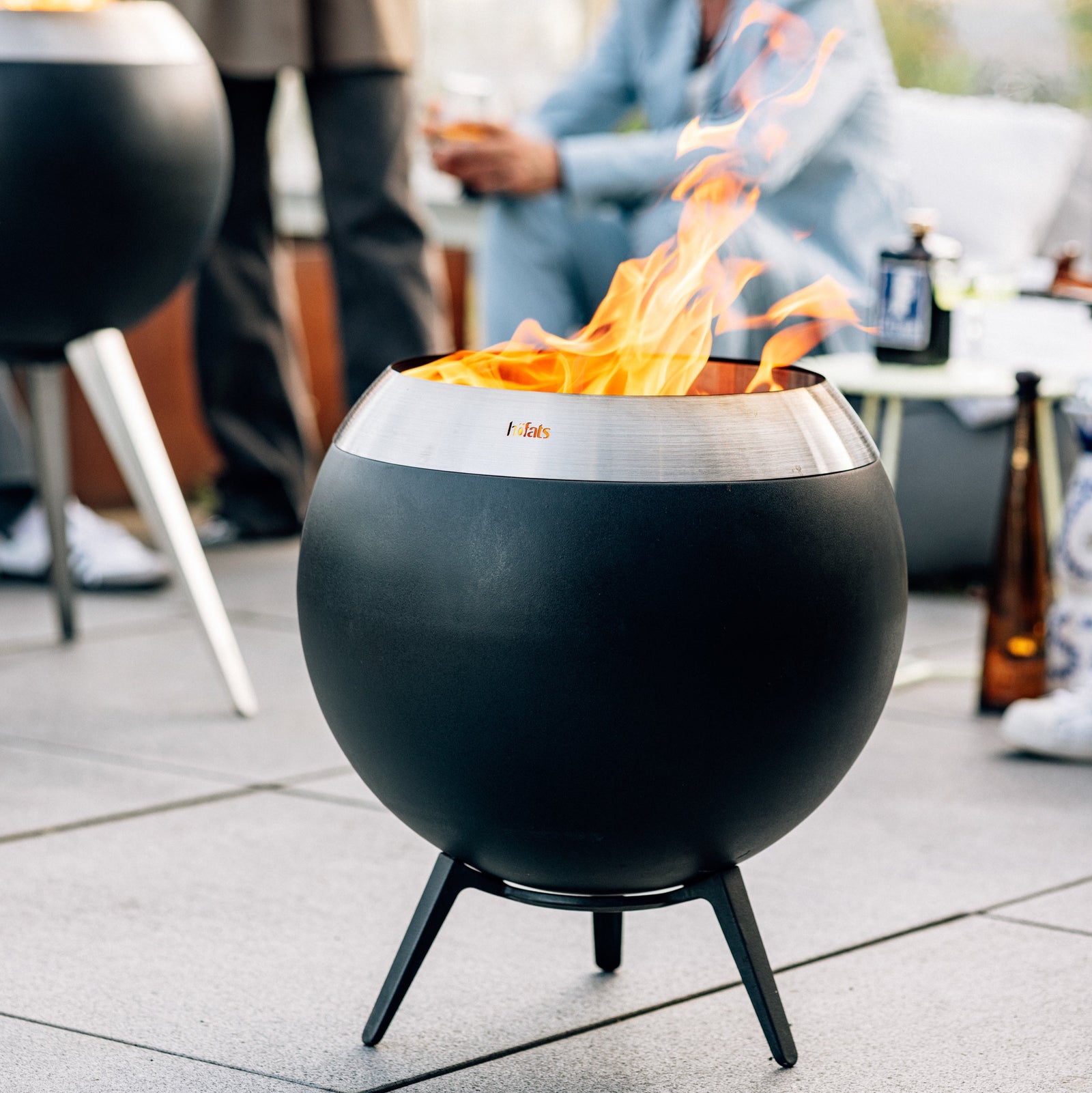 Brasero extérieur double combustion MOON 45 - Höfats