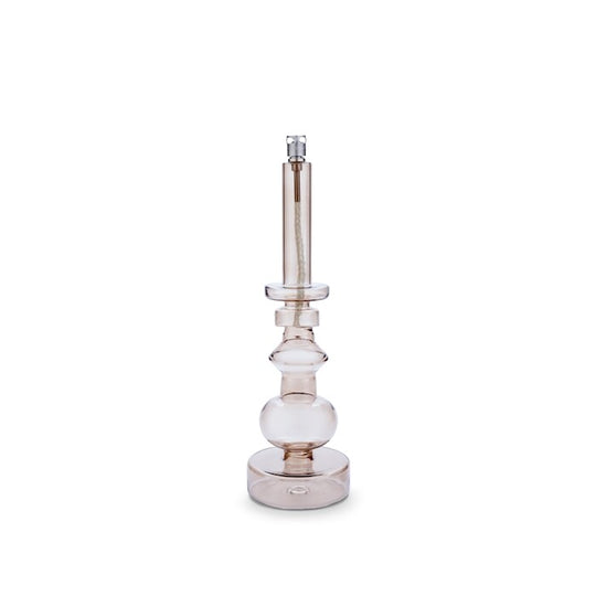Lampe à huile Chandelier Champagne M Peri Living avec structure laiton et verre champagne