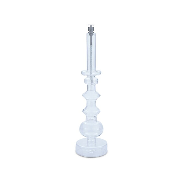 Oil Lamp Transparent Candlestick L - Chrome - Peri Living - 1