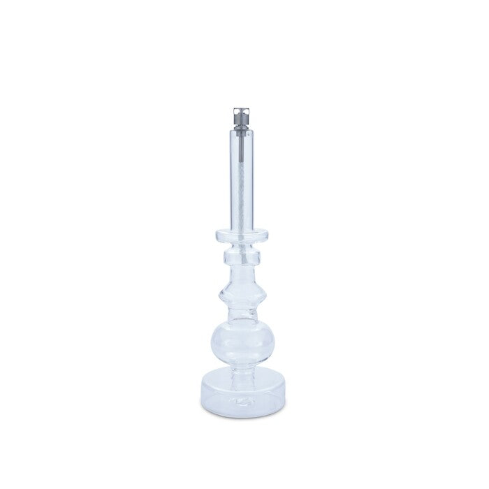 Oil Lamp Clear Chandelier M - Chrome - Peri Living