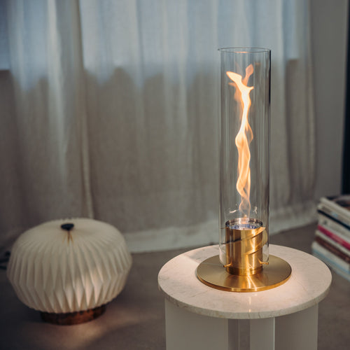 Cheminée de Table Bioéthanol SPIN 1200 - Finition Dorée - Höfats