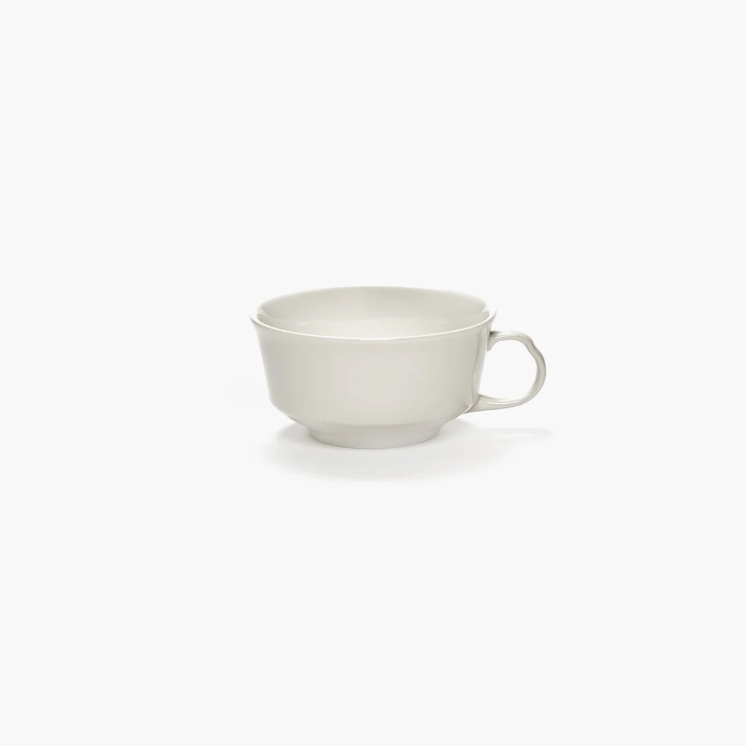 Ensemble de 4 tasses à café porcelaine émaillée collection Silhouette