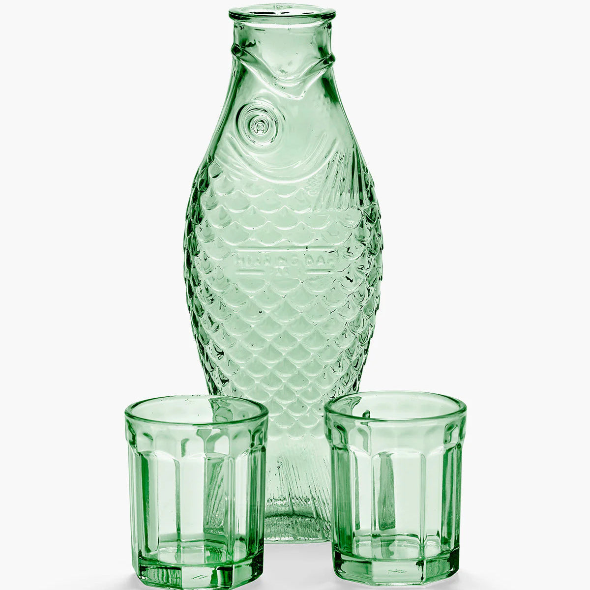 Coffret Carafe + 2 verres Fish&Fish Vert - Serax