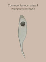 Objet décoratif céramique daurade fabrication française Monochromic