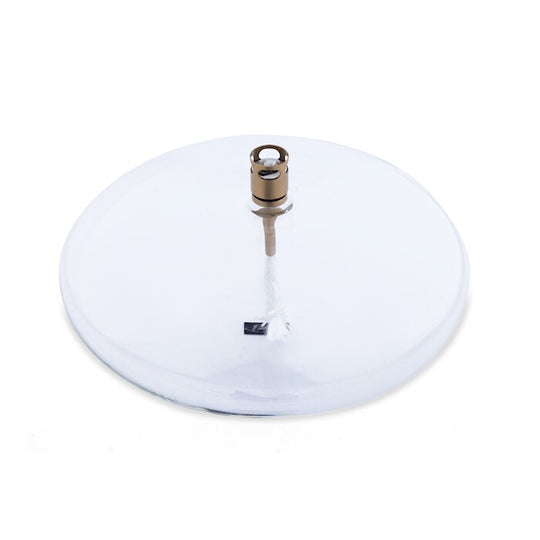 Lampe à huile Galet L finition laiton transparent Peri Living design épuré