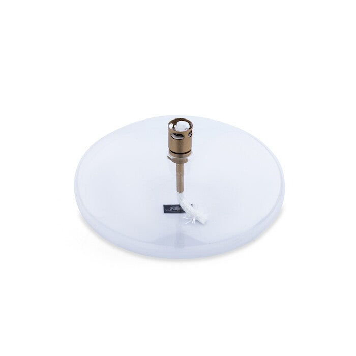 Lampe à huile Galet M - Laiton Transparent - Peri Living