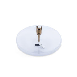 Lampe à huile Galet M - Laiton Transparent - Peri Living