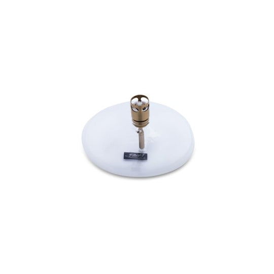 Lampe à huile Galet S finition laiton transparent Peri Living design épuré