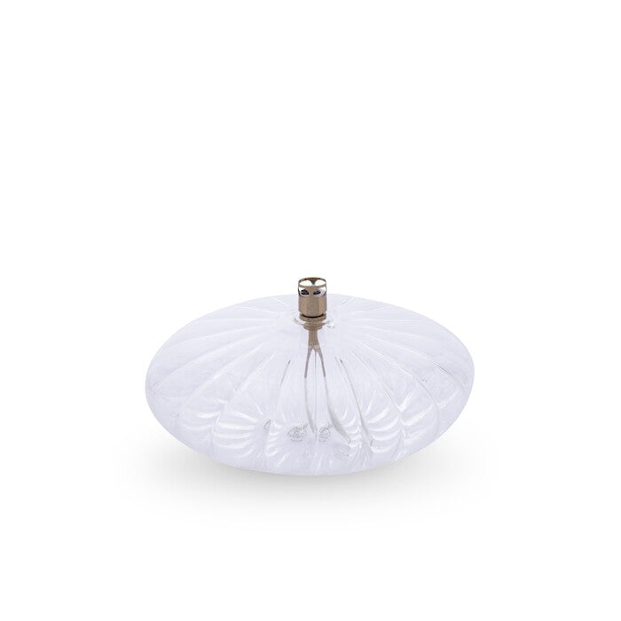 Lampe à huile Galet ciselé L - Laiton Transparent - Peri Living
