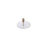 Lampe à huile Galet martelé S Peri Living en laiton avec verre martelé transparent créant des jeux de lumière