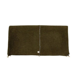 Couvre-Lit 250x250cm en Coton flammé Kaki - Bed and Philosophy