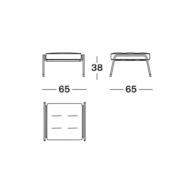 Zanotta MAGGIOLINA Fauteuil en tissu - visuel 6