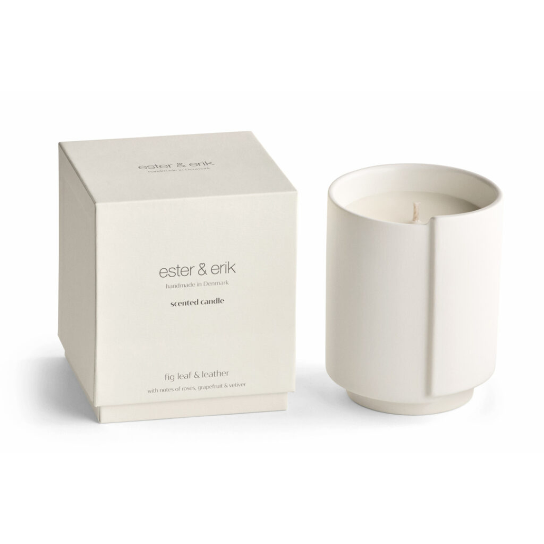 Fig Leaf & Leather Candle - Ester & Erik