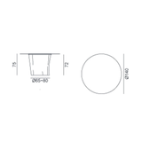 Table Brick Gervasoni design Paola Navone en configuration grande taille