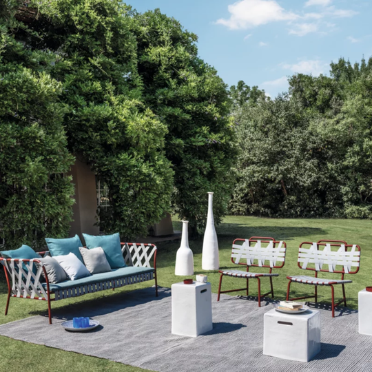 Ensemble bouteilles décoratives Inout Gervasoni style raw chic outdoor