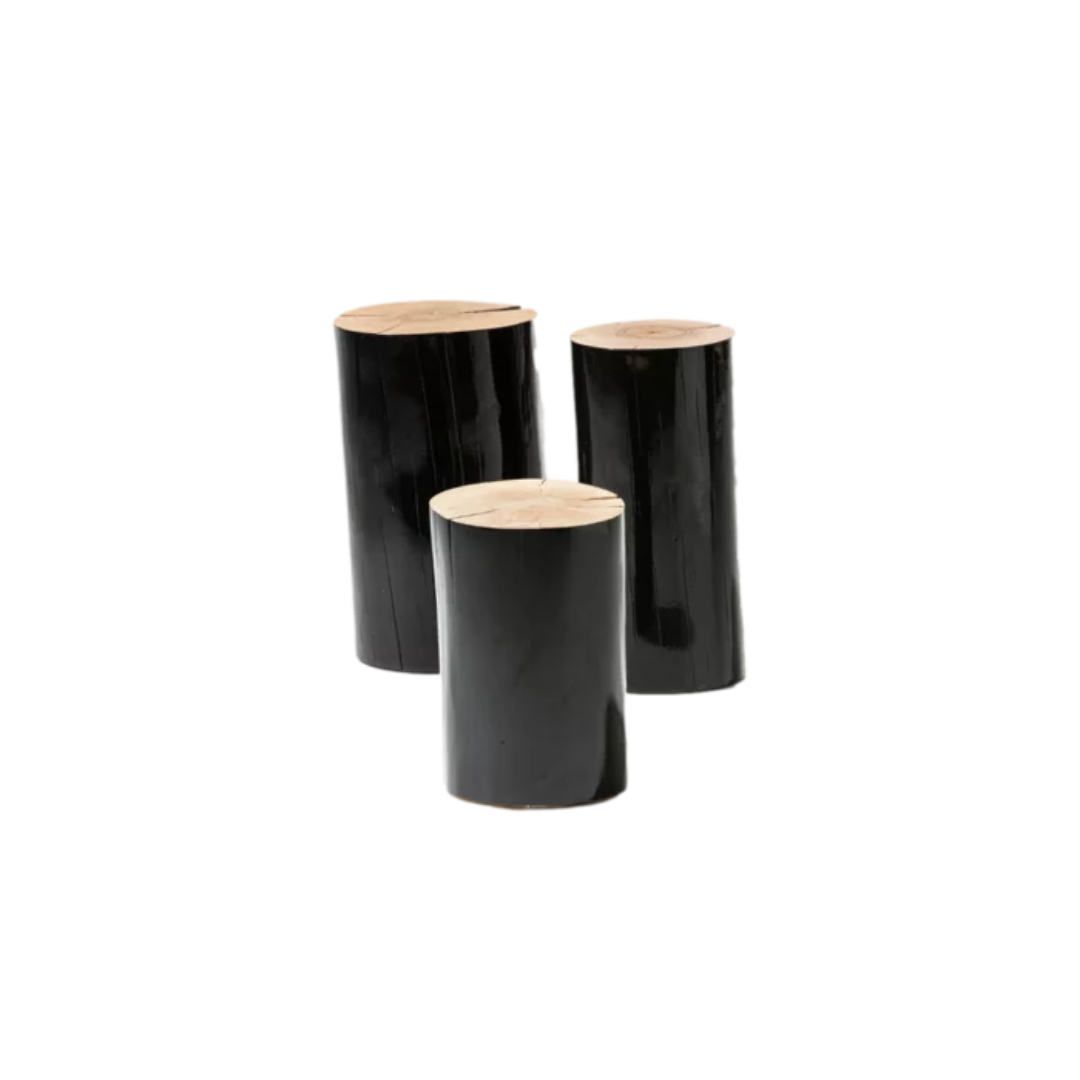 Table basse Log noire Gervasoni