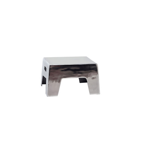 Table basse Inout 45in Gervasoni aluminium vue de face design contemporain