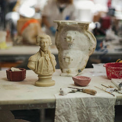 Buste en cire Lafayette - Pierre - Trudon