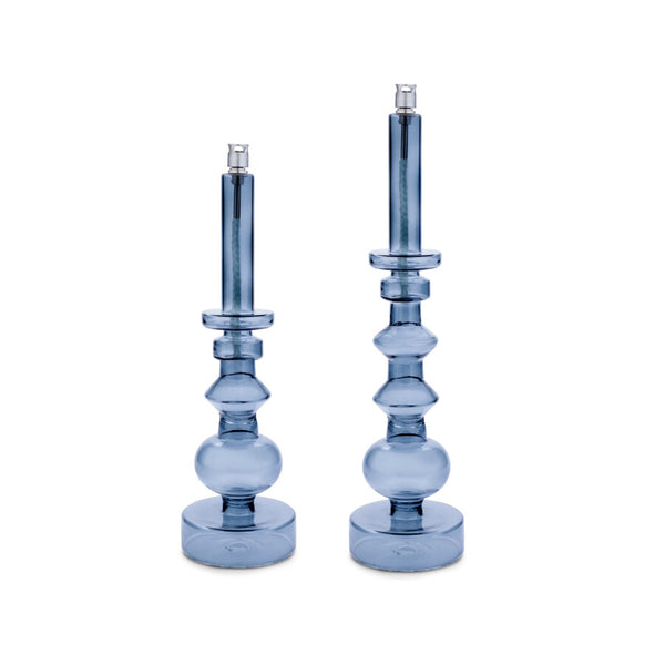 Oil Lamp Chandelier Smoked Grey M - Brass - Peri Living - 2