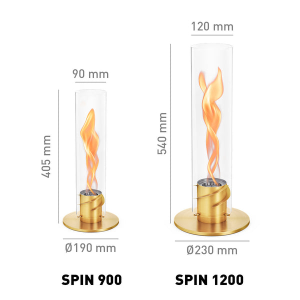 Cheminée de Table Bioéthanol SPIN 1200 - Finition Dorée - Höfats - 5