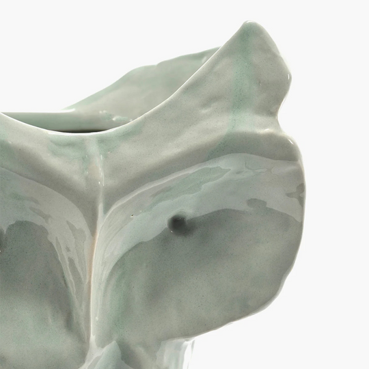 Vase design haut de gamme forme chouette détails artistiques Serax