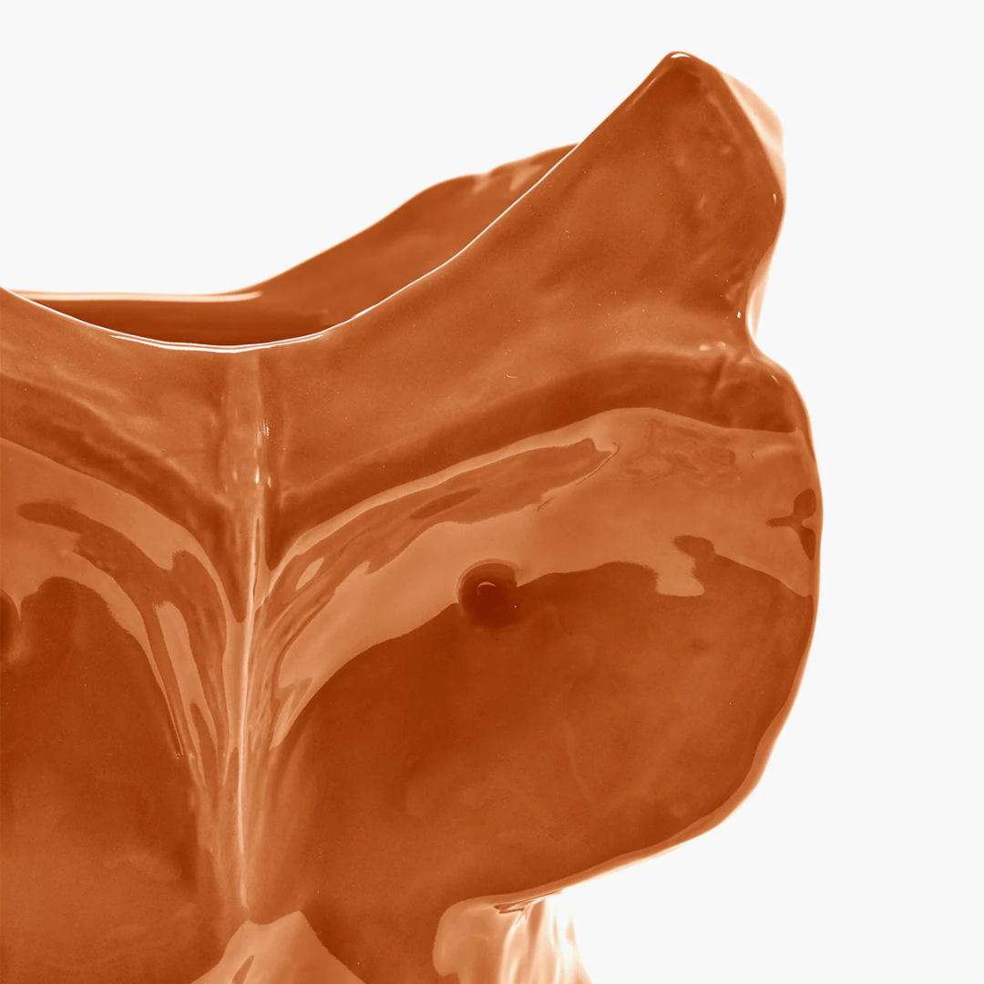 Vase Owl S – Orange - After Midnight par MARNI pour Serax