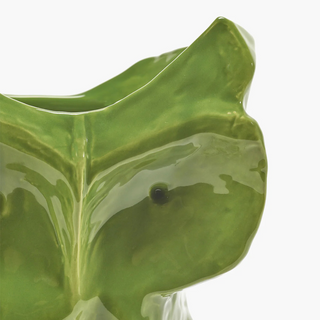 Vase design en forme de hibou nuances émeraude After Midnight