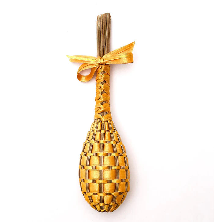 Fuseau de lavande satin Moutarde